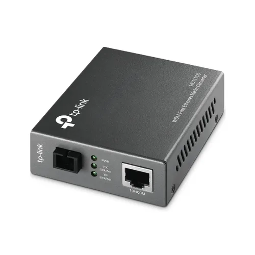 CONVERTIDOR DE MEDIOS | TP-LINK | MC111CS | MONO MODO | WDM CONECTOR DE FIBRA SC A RJ45 | 10/100MBPS