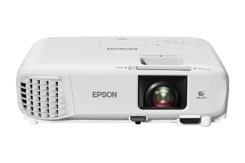 VIDEOPROYECTOR EPSON POWERLITE X49, 3LCD, XGA, 3600 LUMENES, USB, HDMI, RED, (WIFI OPCIONAL)