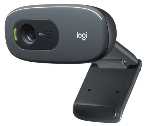 WEBCAM LOGITECH C270 HD 720P 30FPS 0.9MP MICRÓFONO USB-A GRIS OSCURO