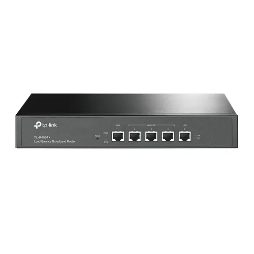 ROUTER | TP-LINK | TL-R480T | BALANCEADOR DE CARGA | BANDA ANCHA 1 WAN 1 LAN 3 WAN/LAN 10/100 MBPS 30,000 SESIONES CONCURRENTES