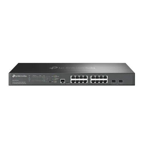 SWITCH | TP-LINK | SG3218XP-M2 | OMADA L2+ DE 16 PUERTOS A 2.5G Y 2 SFP+ A 10G | 8 POE+