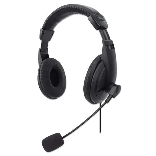 AUDIFONOS DIADEMA, MANHATTAN,179843, USB MEDIANO, CONTROL INTEGRADO