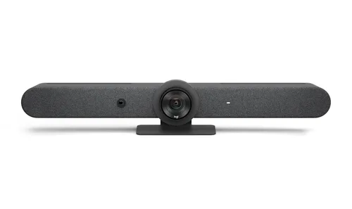 SISTEMA DE VIDEOCONFERENCIA LOGITECH RALLY BAR ALL IN ONE 4K 30FPS ZOOM 15X HD IDEAL PARA SALAS MEDIANAS Y GRANDES GRAFITO.