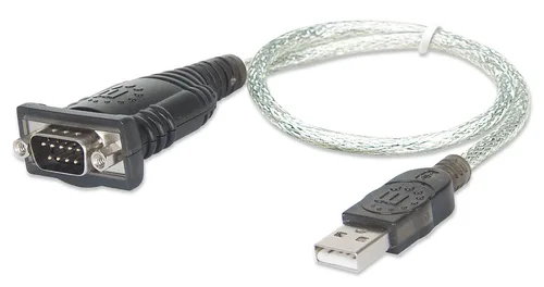 CONVERTIDOR,MANHATTAN,205146, USB A SERIAL DB9M