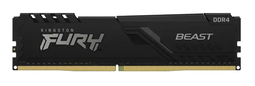MEMORIA RAM KINGSTON DIMM DDR4 32GB 3200MT/S FURY BEAST BLACK XMP CL16 288PIN 1.35V C/DISIPADOR DE CALOR P/PC/GAMER/ALTO RENDIMIENTO KF432C16BB/32