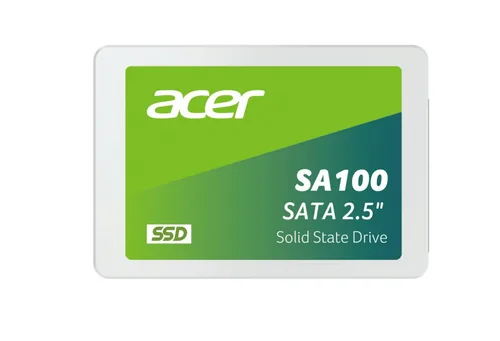UNIDAD DE ESTADO SOLIDO SSD INTERNO ACER SA100 960GB 2.5 SATA3 LECT.560 ESCRIT.500 MBS 7MM PC LAPTOP MINIPC BL.9BWWA.104