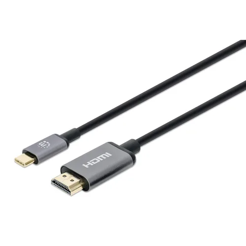 CABLE USB,MANHATTAN,153591,-C A HDMI M 1.0M 4K@60HZ, NEGRO