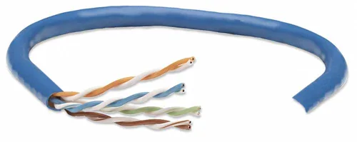BOBINA,INTELLINET,362344, CAT 5E CCA UTP 305M SOLIDA AZUL