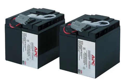 CARTUCHO DE BATERIAS INTERNAS DE REEMPLAZO PARA MODELOS APC SUA2200, SUA3000, SMT2200C, SMT3000C LO CONFORMAN LAS 2 BATERIAS QUE SE VISUALIZA EN LA IMAGEN