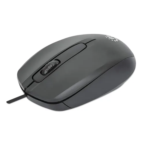 MOUSE,MANHATTAN,190190, OPTICO ESTNDAR USB NEGRO