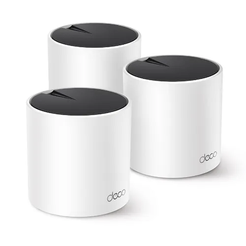 ROUTER TP-LINK DECO X553-PACK WIFI 6 AX3000 5GHZ 2402 MBPS 802.11AX. 2.4GHZ 574 MBPS 802.11AX 2X2 MU-MIMO SUSTITUYE A DECO P93-PACK