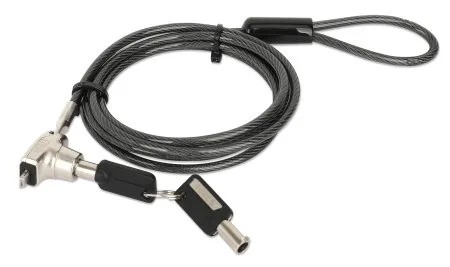 CANDADO LAPTOP , MANHATTAN, 440486 ,NANO LLAVE 1.8MTS GRIS