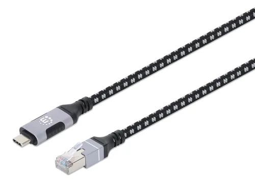 CABLES/MANHATTAN/394826/CABLE USB-C V3.2 A RJ45 2M 5 GBPS CAT6 1 GBPS