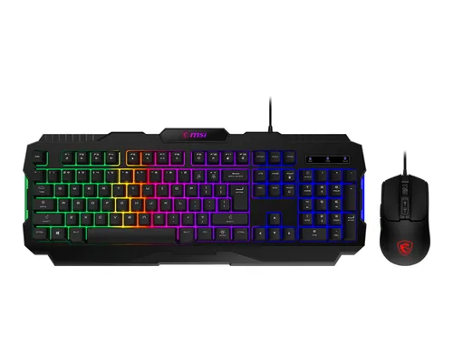 KIT DE TECLADO Y MOUSE FORGE GK100 RGB USB 2.0