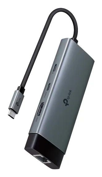ADAPTADOR HUB | TP-LINK | UH6120C | 6 EN 1 | 1 PUERTO USB-C ENTRADA | 1 PUERTO HDMI 4K | 1 PUERTO ETHERNET GIGABIT | 1 PUERTO USB-C | 2 PUERTOS USB-A