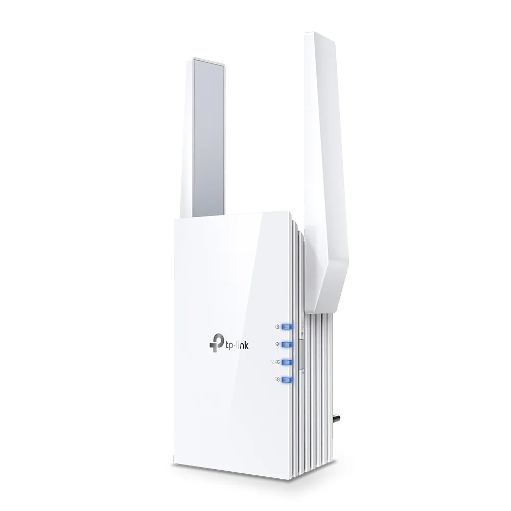 REPETIDOR TP-LINK RE505X INALAMBRICO EXTENSOR DE RANGO WIFI 6 AX1500 802.11A/B/G/N/AC/AX 1 RJ45 GIGABIT WIFI 5GHZ 1200MBPS Y 2.4GHZ 300MBPS 2 ANTENAS EXTERNAS