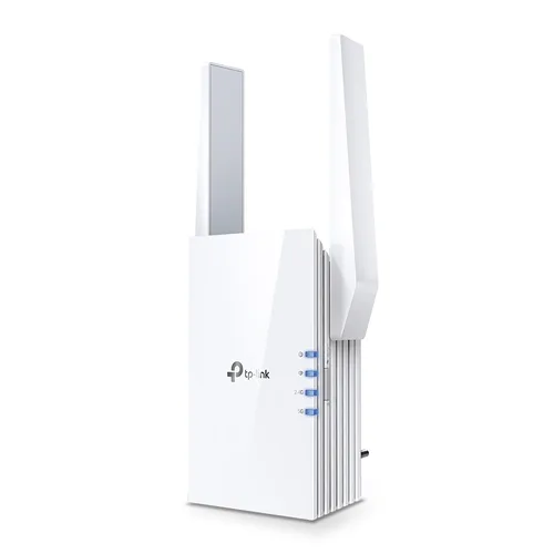 REPETIDOR TP-LINK RE505X INALAMBRICO EXTENSOR DE RANGO WIFI 6 AX1500 802.11A/B/G/N/AC/AX 1 RJ45 GIGABIT WIFI 5GHZ 1200MBPS Y 2.4GHZ 300MBPS 2 ANTENAS EXTERNAS