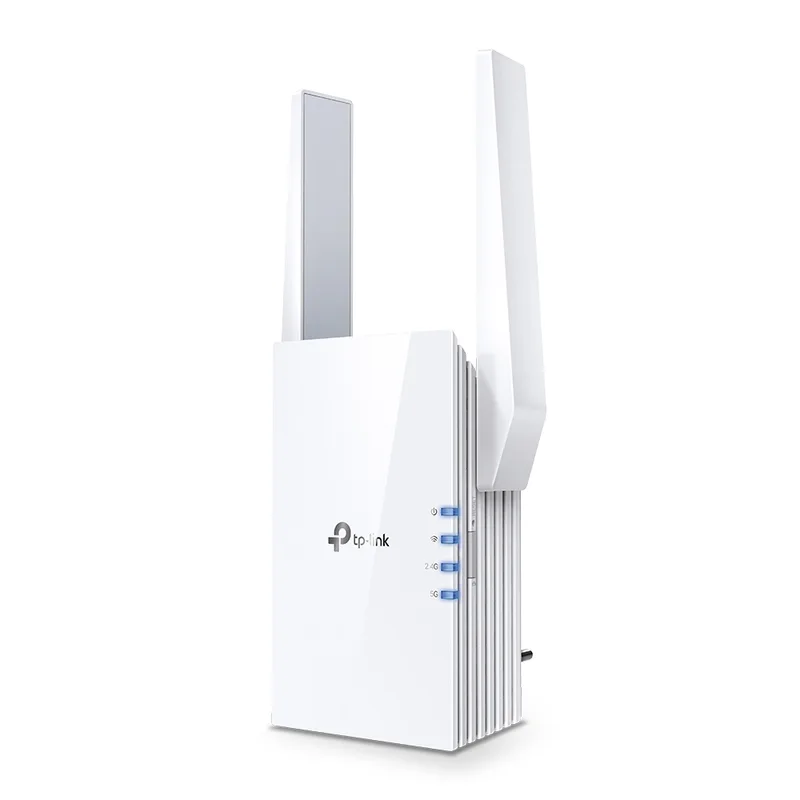 REPETIDOR TP-LINK RE505X INALAMBRICO EXTENSOR DE RANGO WIFI 6 AX1500 802.11A/B/G/N/AC/AX 1 RJ45 GIGABIT WIFI 5GHZ 1200MBPS Y 2.4GHZ 300MBPS 2 ANTENAS EXTERNAS