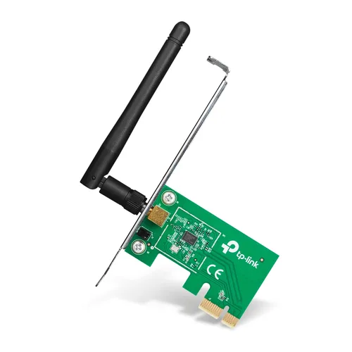 TARJETA DE RED TP-LINK TL-WN781ND PCI EXPRESS X1 INALAMBRICA 150MBPS ANTENA DESMONTABLE 2DBI INCLUYE BRACKET BAJO PERFIL