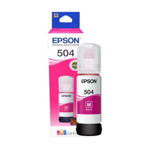 CARTUCHO EPSON MODELO T504 MAGENTA, PARA L4150, L4160, L6161, L6171, L6191