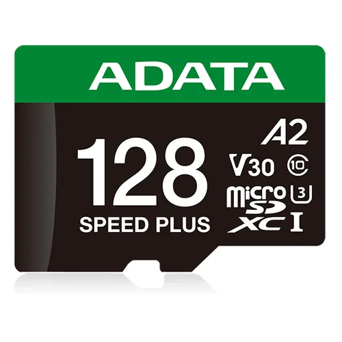 MEMORIA ADATA MICROSDXC SPEED PLUS 128GB CL10 CON ADAPTADOR UD128GUI3V30A2SP-RA1