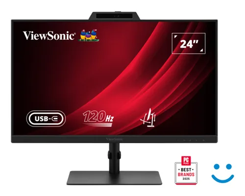 MONITOR LED VIEWSONIC 24 PULGADAS VG2441V/ FULL HD 1920X1080P/ CAMARA INTEGRADA/ HDMI/ DISPLAY PORT/ PANEL IPS/ 120 HZ/ 4 MS/ 3 AÑOS DE GARANTIA