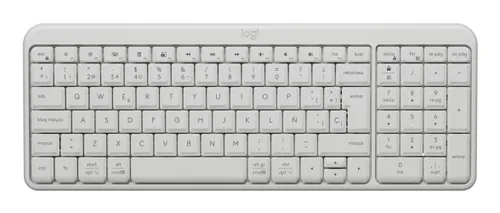 TECLADO LOGITECH K250 COMPACTO BLUETOOTH (ESPAÑOL) BLANCO