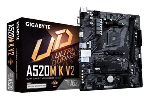 MB GIGABYTE A520 AMD S-AM4 3A GEN/2XDDR4 3200/HDMI/DVI/VGA/4XUSB 3.2/M.2/MICRO ATX/GAMA BASICA