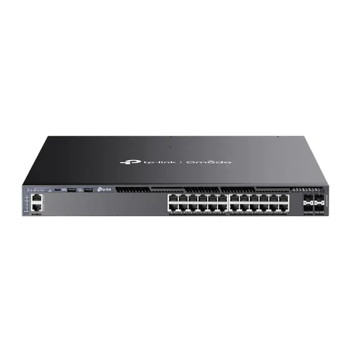 Equipo de Red Switch TP LINK Switch | Tp-Link | Omada | SG6428XHP | Switch 24 Puertos Gigabit Poe+ | L3 | 4 Puertos Sfp+ A 10G | Stackable