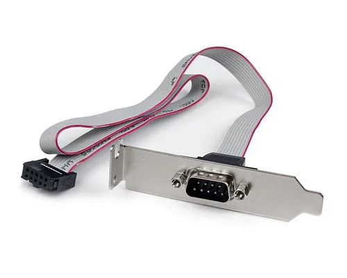 ADAPTADOR DE 0.4M HEADER CABEZAL BRACKET SERIE SERIAL DB9 RS232 A IDC 10 PINES PLACA BASE PERFIL BAJO - STARTECH.COM MOD. PLATE9M16LP