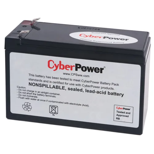 BATERIA DE REEMPLAZO CYBERPOWER RB1280 12V/8AH. GARANTIA 1 AÑO