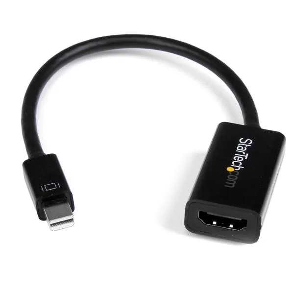 ADAPTADOR DE VIDEO MINI DISPLAYPORT A HDMI CON AUDIO ADAPTADOR ACTIVO MDP 1.2 PARA LAPTOP O ULTRABOOK 4K 30HZ NEGRO - STARTECH.COM MOD. MDP2HD4KS