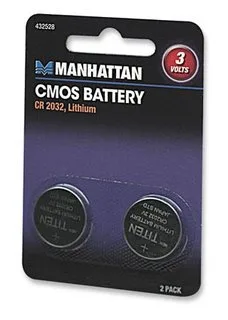 BATERIA PILA ,MANHATTAN,432528, CMOS 3V, 2 PIEZAS, CR 2032