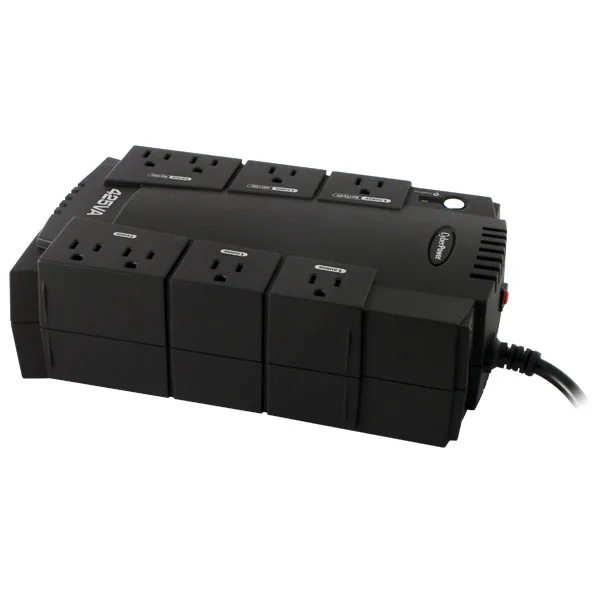 NO BREAK CYBERPOWER CP425SLG STANDBY 425VA / 255 W, 8 X NEMA 5-15R, 4 RESPALDO Y 4 SUPRESIN 3 AÑOS DE GARANTA INCLUYENDO BATERA.